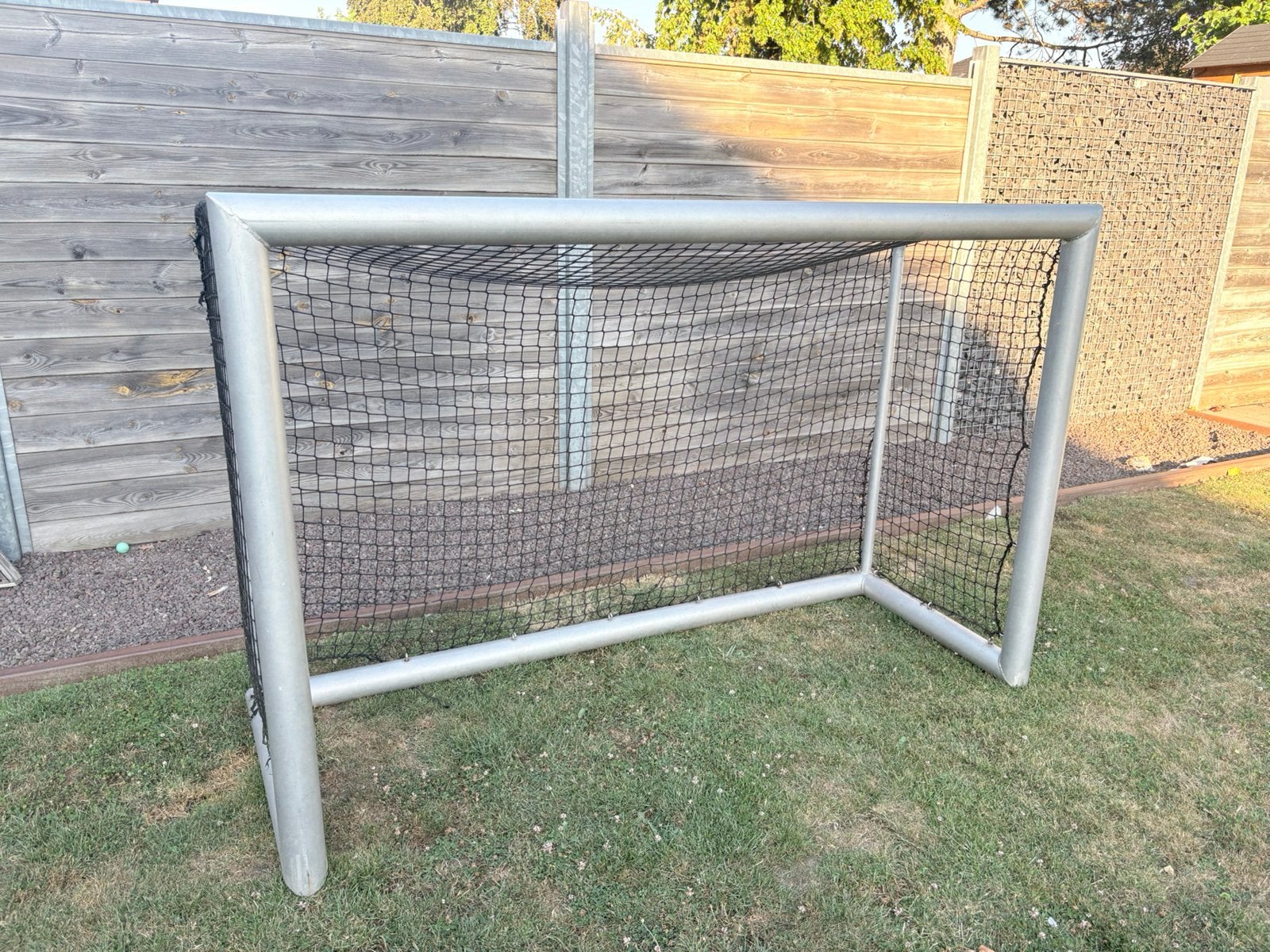 Voetbaldoel aluminium, Sport en Fitness, Ophalen, Gebruikt
