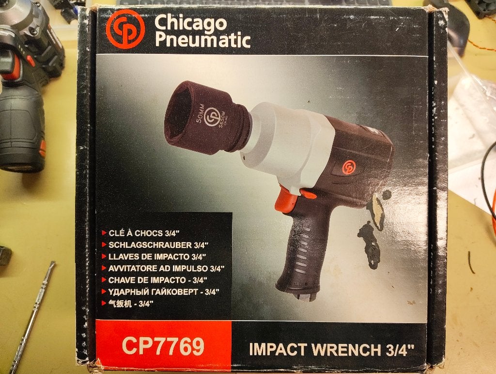Boulonneuse Chicago Pneumatic 3/4" CP7769, Ophalen of Verzenden, Gebruikt