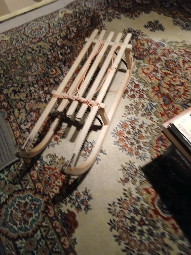 slede voor kinderen, Ophalen, Gebruikt, Hout