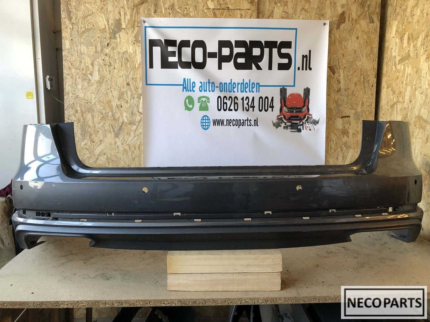 Audi A4 B9 8W S4 bumper achterbumper s line origineel, Arrière, -, Audi, Utilisé
