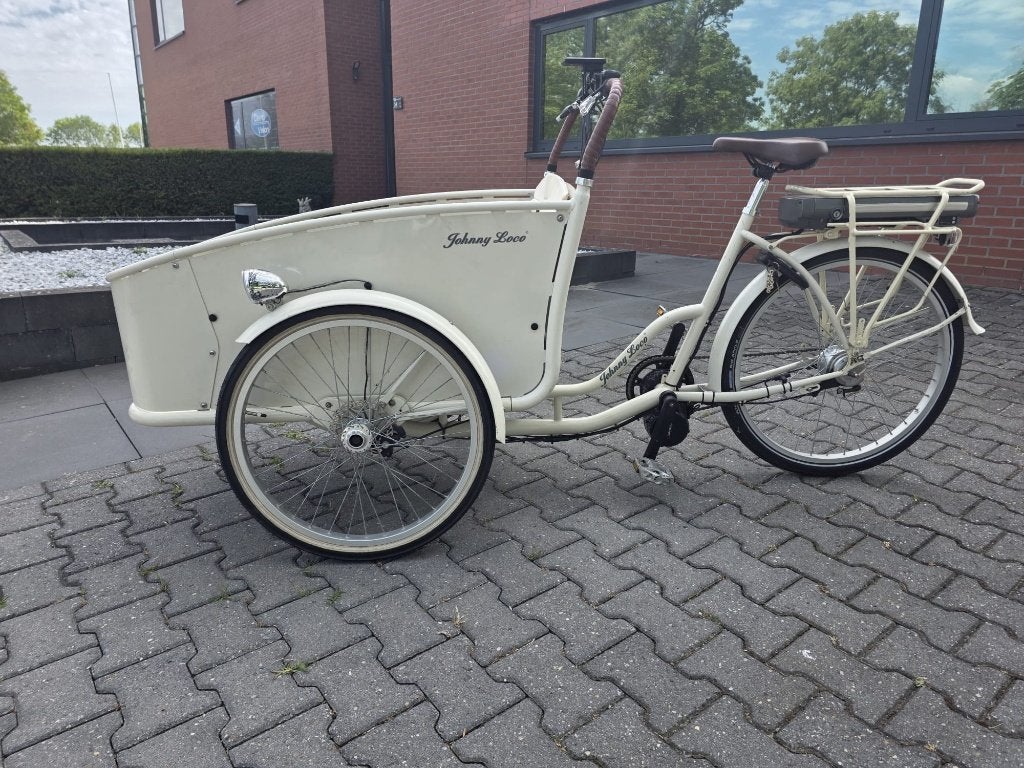 Johnny Loco Electrische Bakfiets, Fietsen en Brommers, Ophalen, Gebruikt, Elektrisch, 2 kinderen