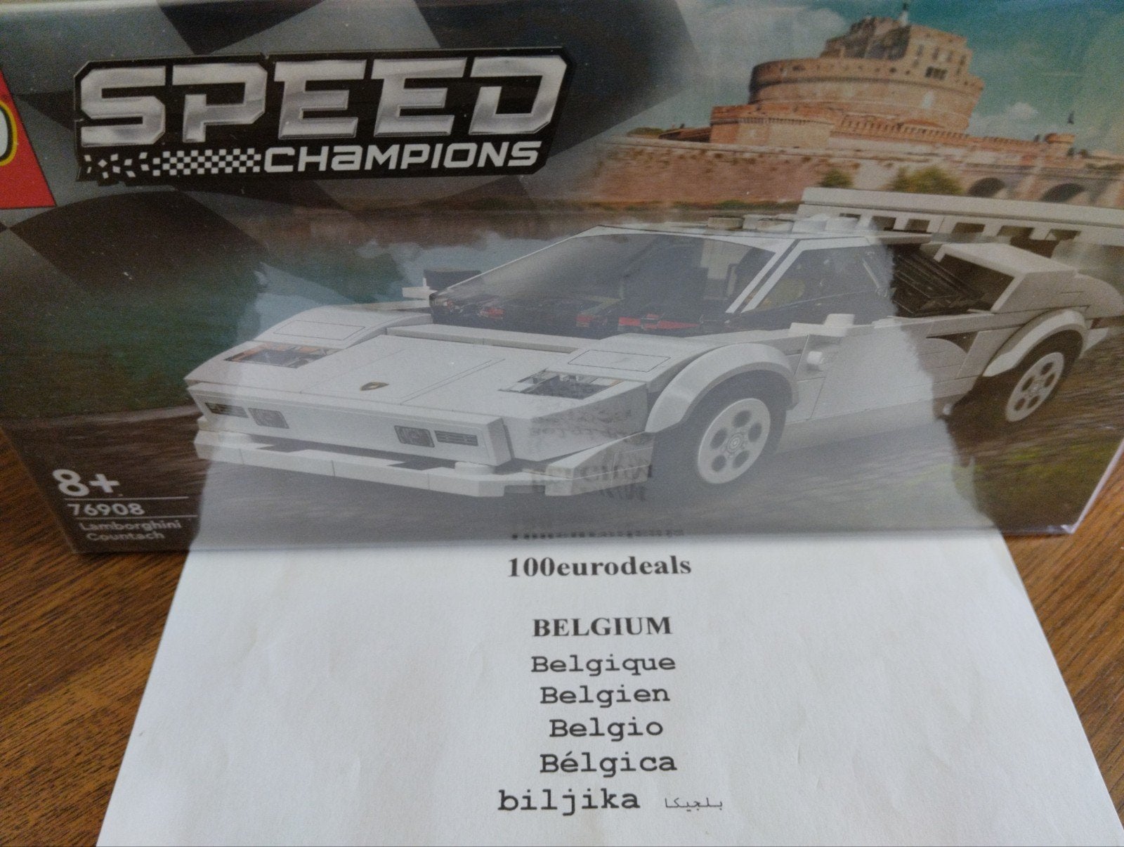 Lamborghini Countach. Lego 76908 Speed Champions, Enfants & Bébés, Neuf, Instructions incluses, Lego, Ensemble complet