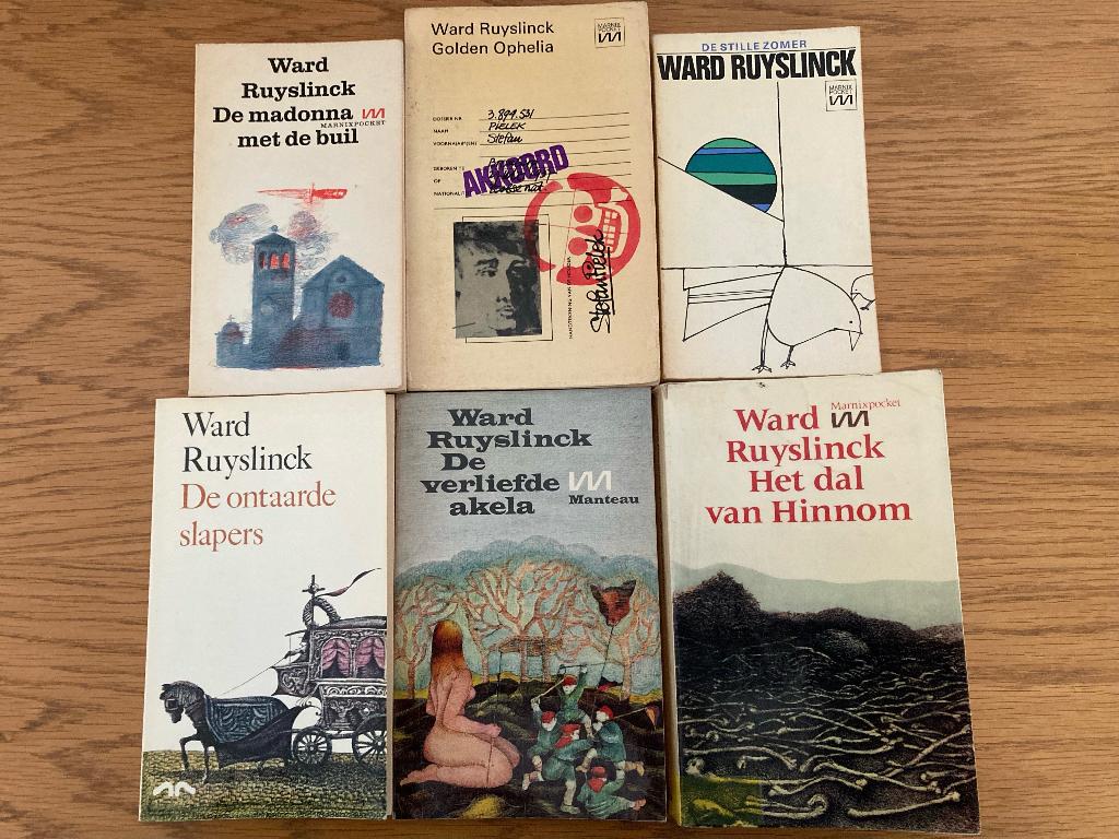 Ward Ruyslinck - 6 boeken € 15,00 - € 3,00 / stuk, Ophalen of Verzenden, Zo goed als nieuw, België