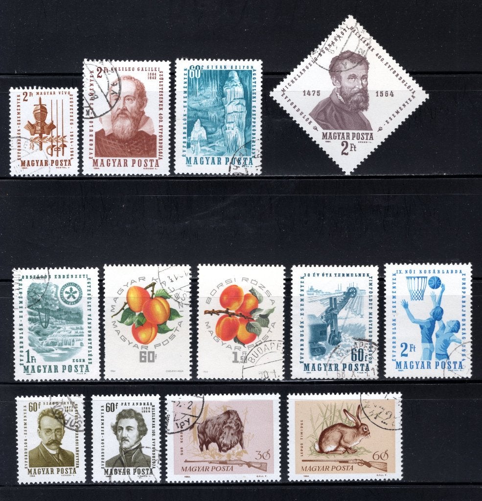 HONGARIJE Lot 1964 gestempeld, Verzenden, Gestempeld