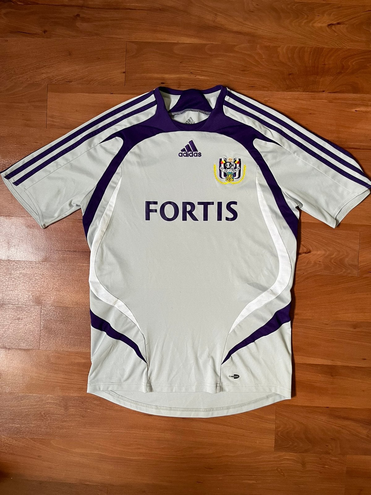 Anderlecht away shirt 2007-2008, Sport en Fitness, Voetbal, Maat S, Ophalen of Verzenden, Gebruikt, Shirt