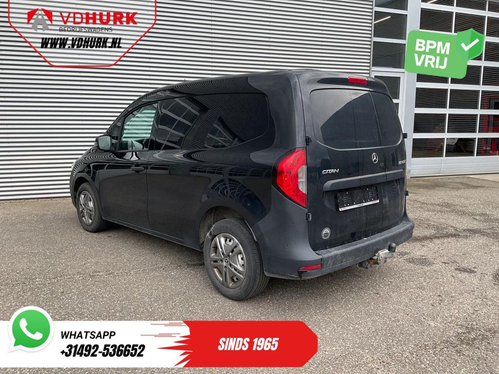 Mercedes-Benz Citan 110 CDI Aut. Carplay/ Stoelverw./ Cruise, Automaat, Zwart, Mercedes-Benz, Bedrijf