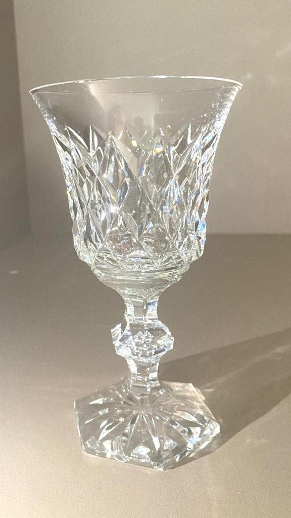 12 Val Saint Lambert kristallen waterglazen, Antiek en Kunst, Ophalen