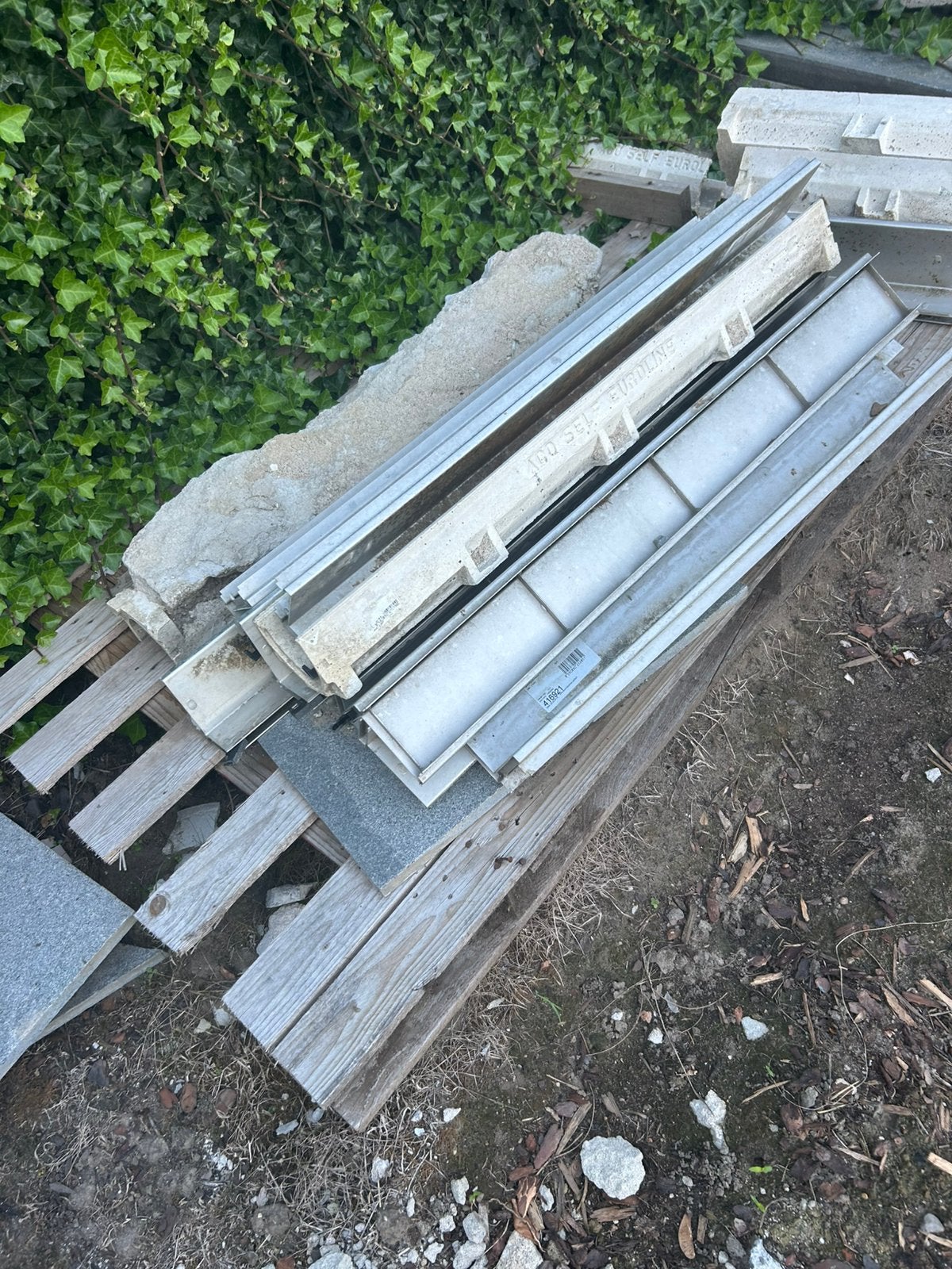 AcoFineLine spleetgoot inox, Ophalen, Zo goed als nieuw, Inox