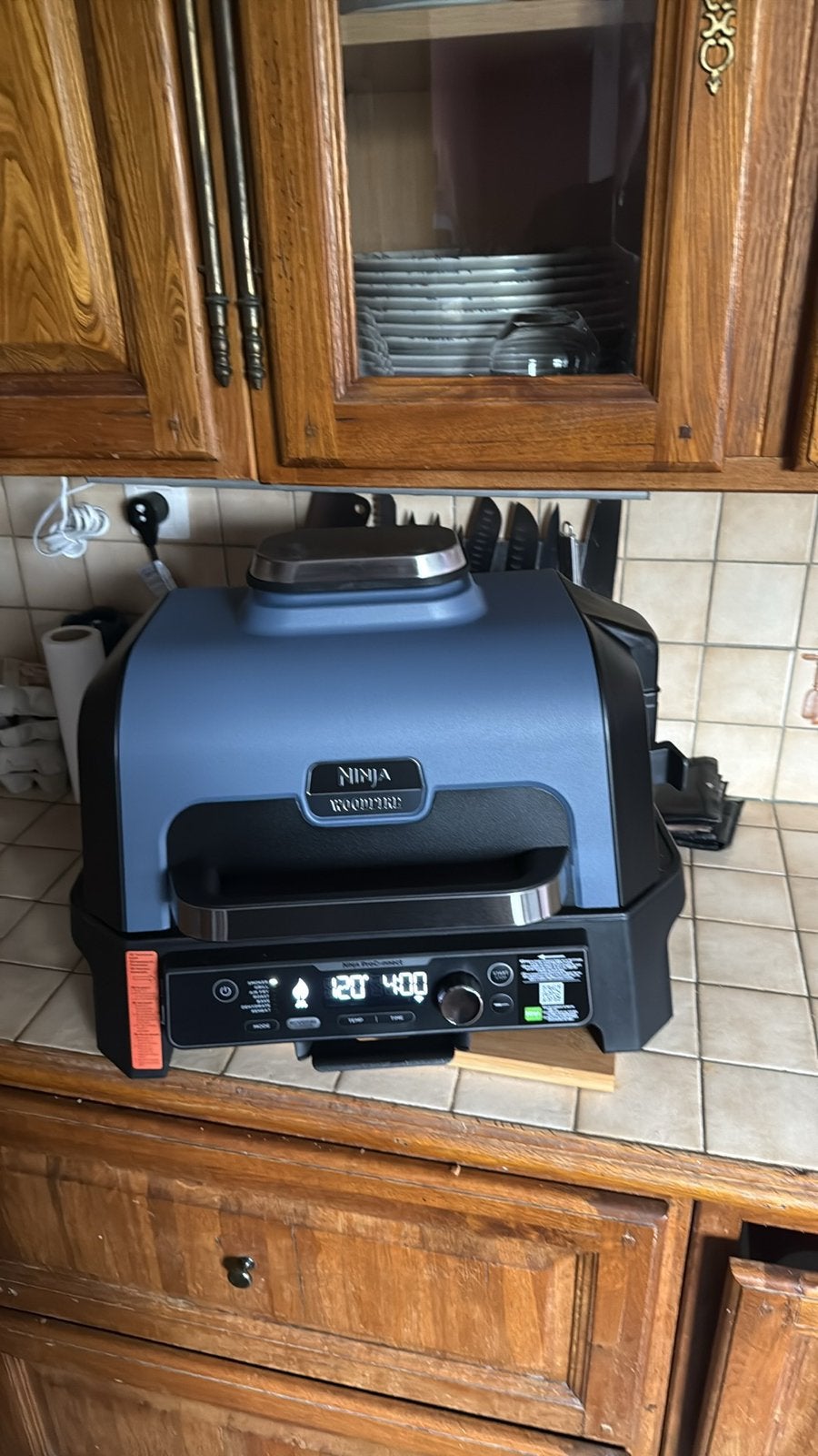 Ninja woodfire proconnect XL airfryer fumoir, Ophalen of Verzenden, Zo goed als nieuw