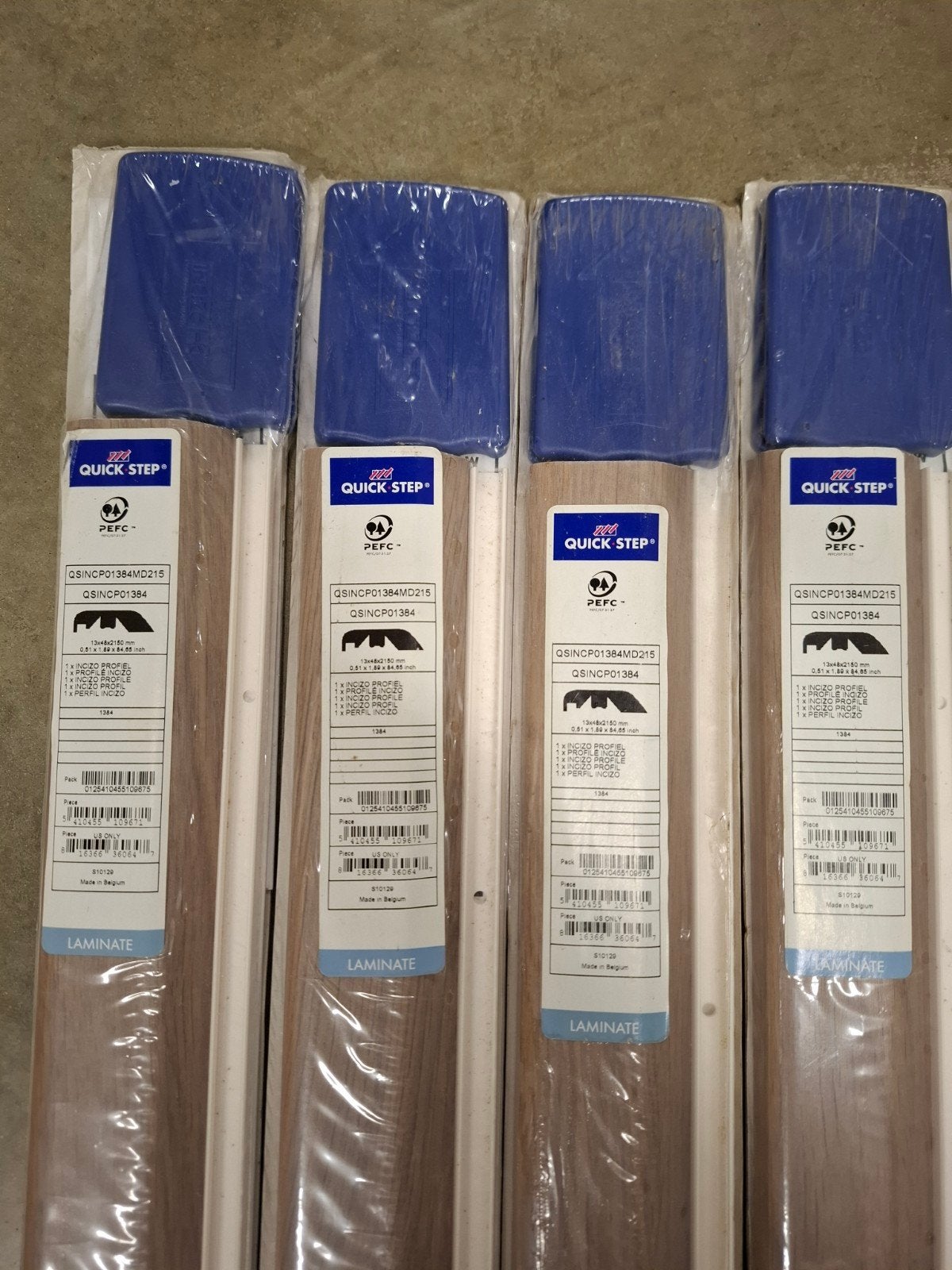 Quick step Incizo overgangslatten kleur 1384 eik, 4 stuks, Doe-het-zelf en Bouw, Ophalen