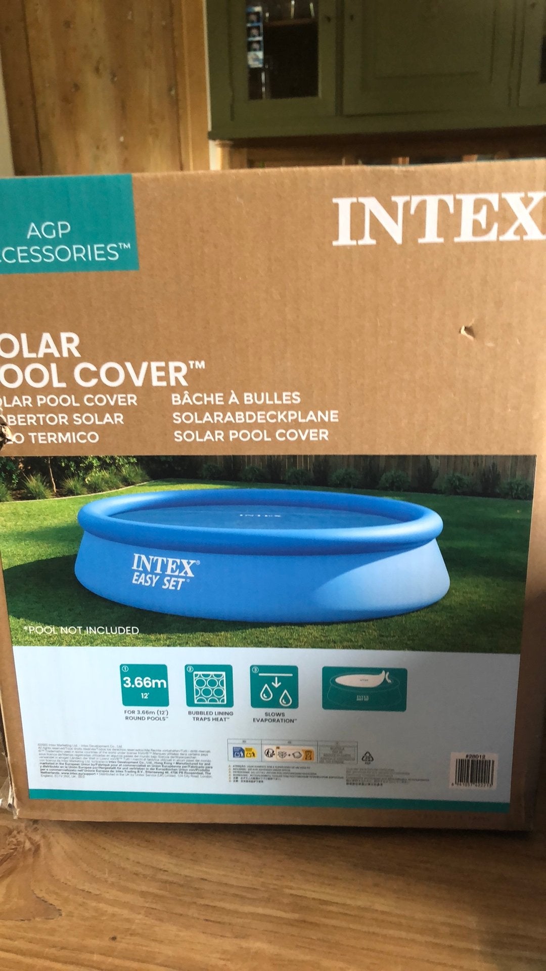 Zwembadzeil Solar Pool Cover Intex, Tuin en Terras, Ophalen, Nieuw