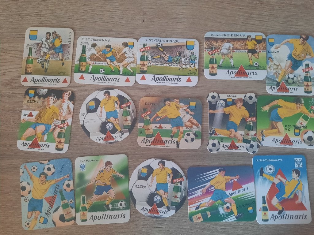 apollinaris STVV 15 verschillende van 1987 tot 2008, Enlèvement ou Envoi, Utilisé, Accessoires de club