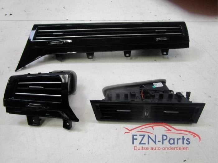 VW Touareg 761 Luchtroosters Set Compleet Zwart, Ophalen of Verzenden, Gebruikt