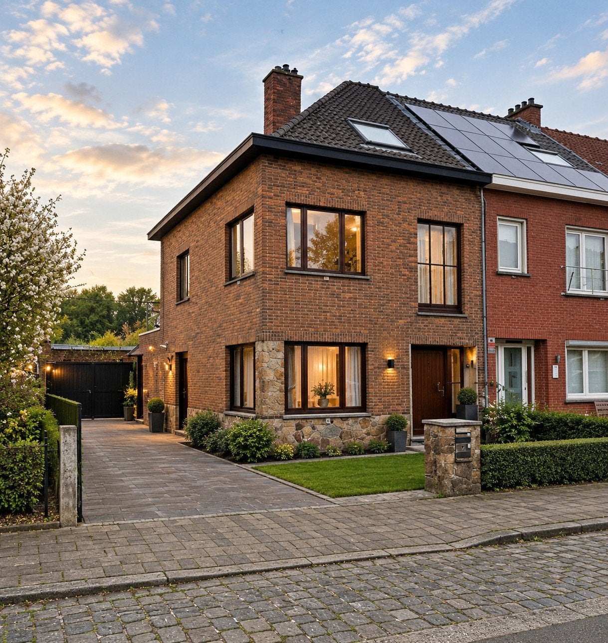 MAISON MITOYENNE À VENDRE GENT 9000, Immo, 4 pièces, Gand