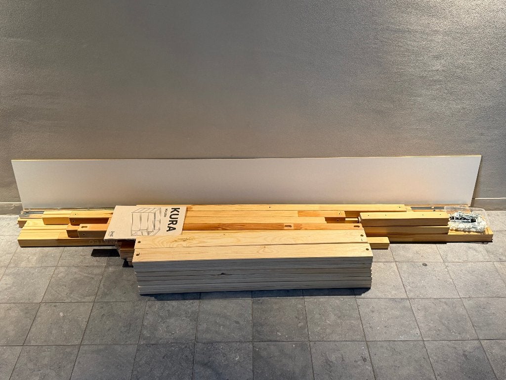 bed, Ophalen, 85 tot 100 cm, Gebruikt, Hoogslaper of Stapelbed