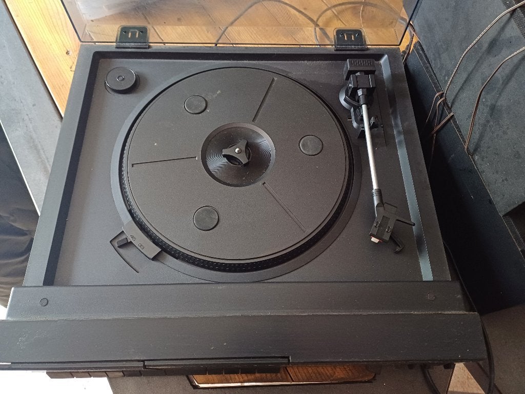 Platine vinyle 33tours grunding, Enlèvement, Utilisé