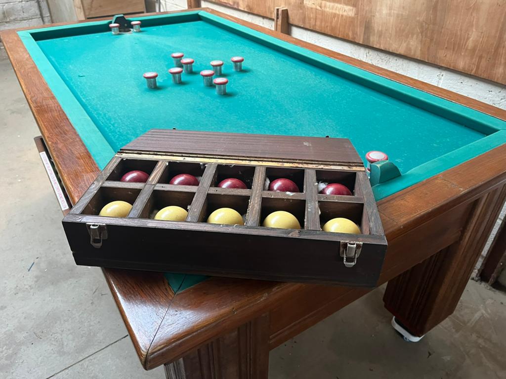 Billard a bouchon, Enlèvement, Utilisé