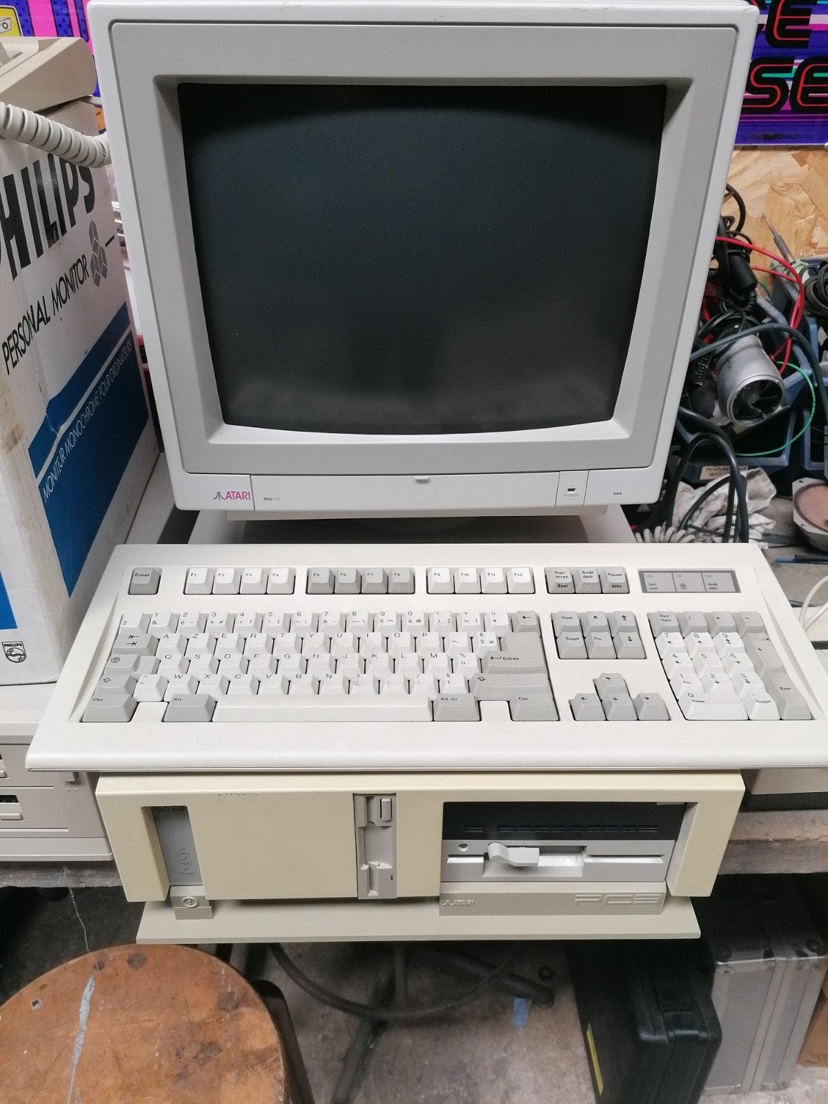 ancien ordinateur atari et Philips, Ophalen, Atari