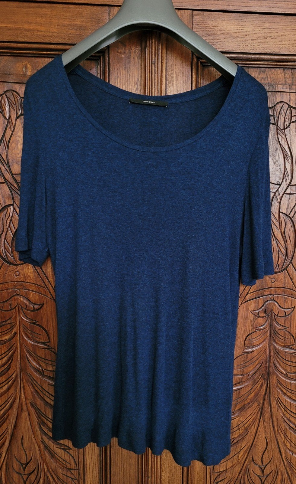 Fijne strech bloes merk Windsir, 40, Kleding | Dames, Blouses en Tunieken, Ophalen of Verzenden, Maat 38/40 (M), Zwart