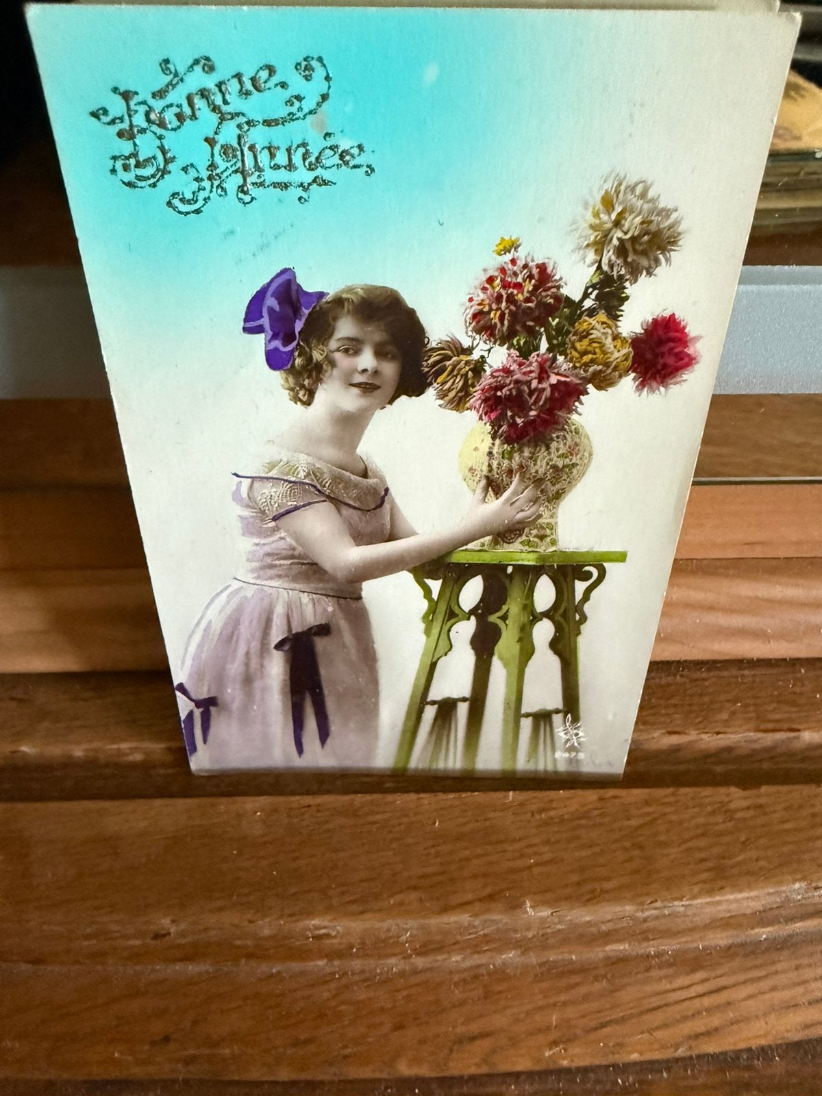 Bonne Annee, Verzamelen, Ophalen of Verzenden, 1920 tot 1940, Gelopen, Feest(dag)