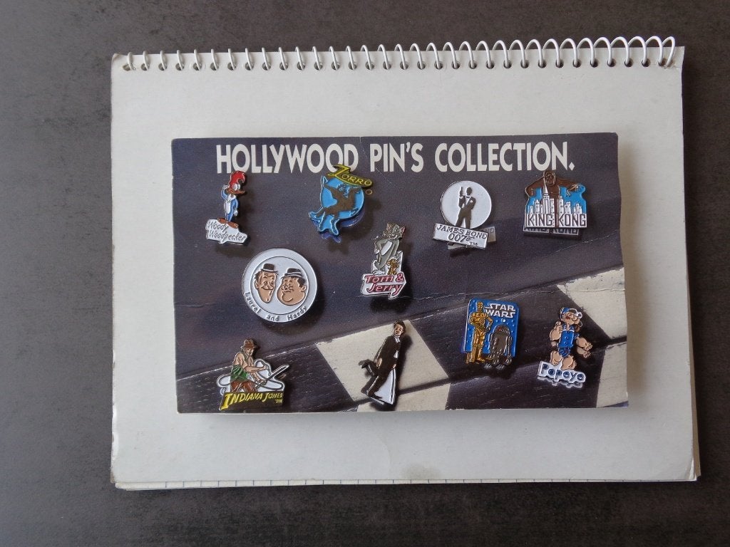 Série complète 10 pin's "Hollywood collection", Collections, Enlèvement