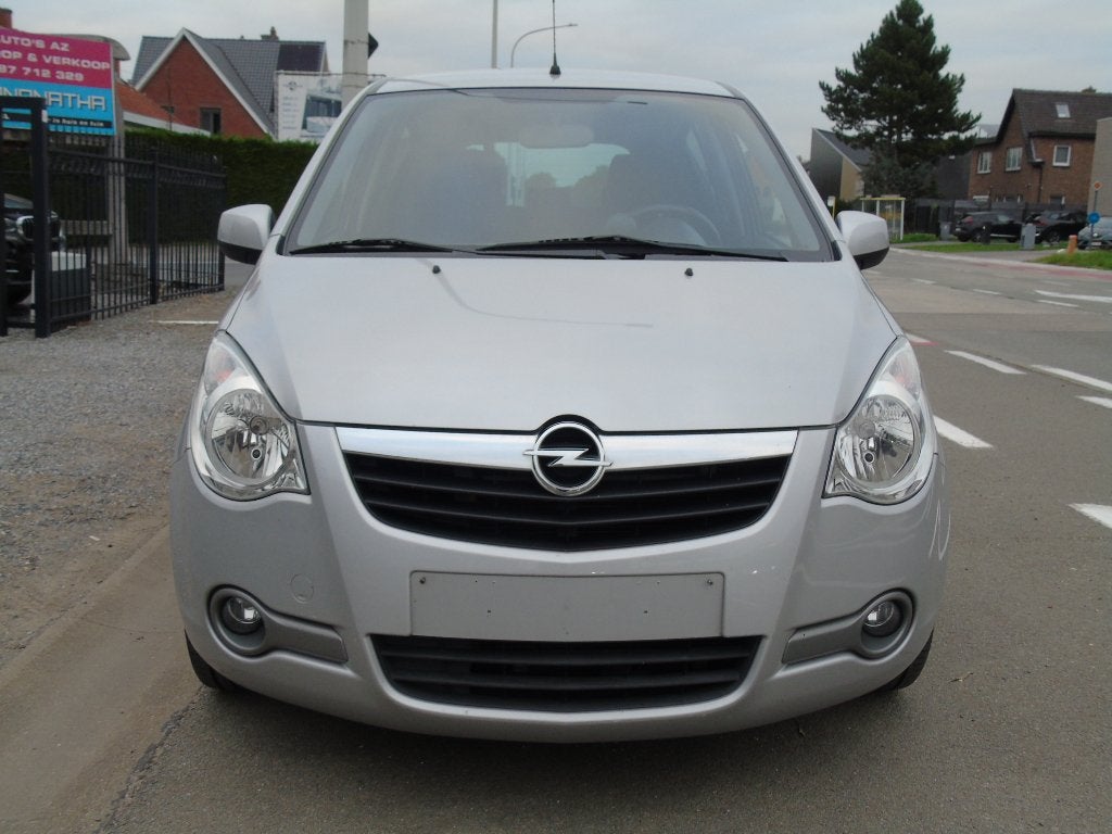 Opel Agila 1.0i Benzine *2009 *Airco *SLECHTS 68.000 Km, Autos, Achat, Entreprise, Boîte manuelle, Noir