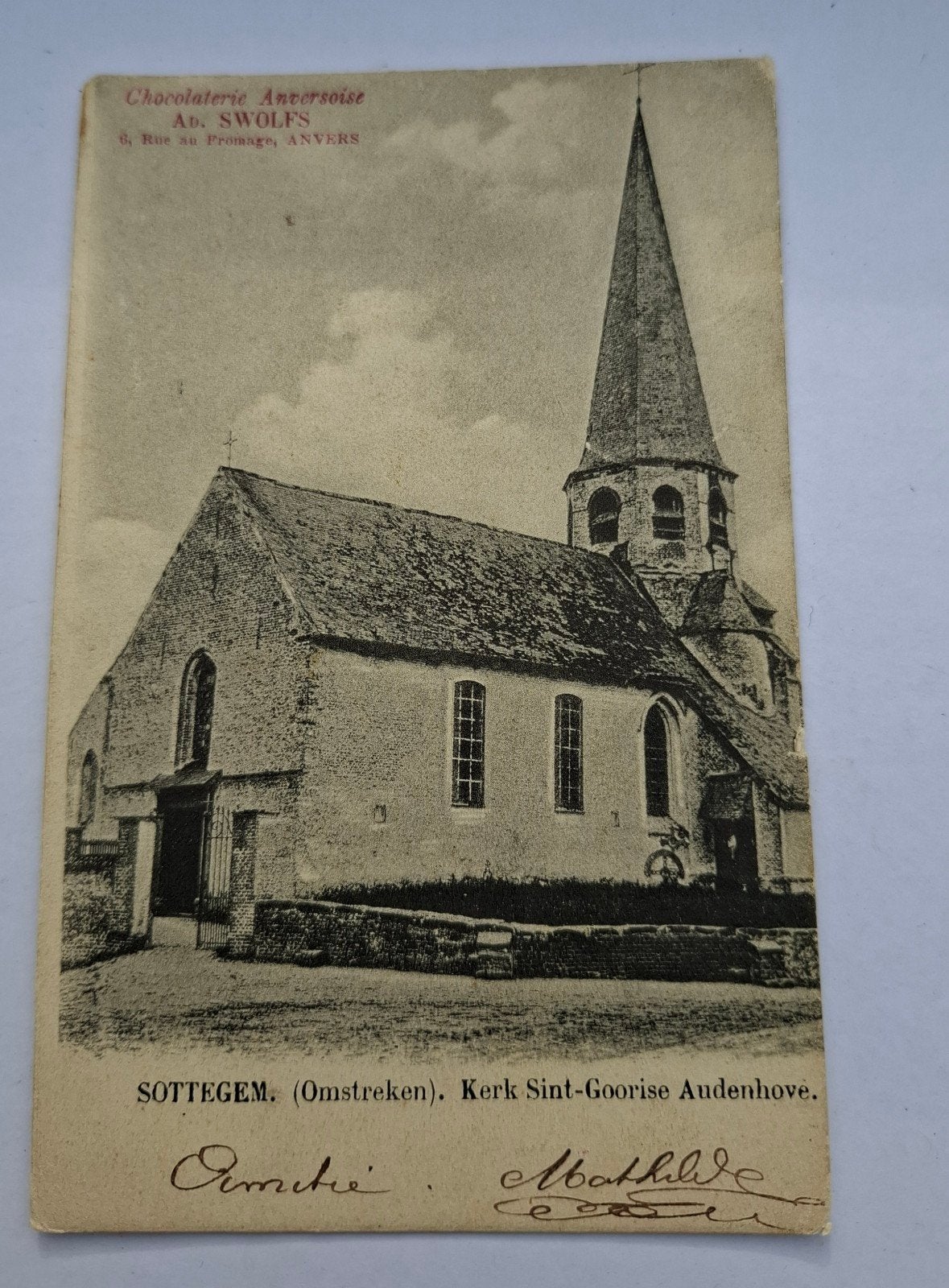 Kerk van Sottegem, Sint-Goorise, Ophalen of Verzenden, Gelopen, Oost-Vlaanderen