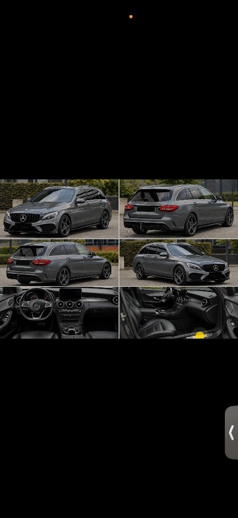 Mercedes c200 diesel, Autos, Cuir, Argent ou Gris, Achat, Euro 6