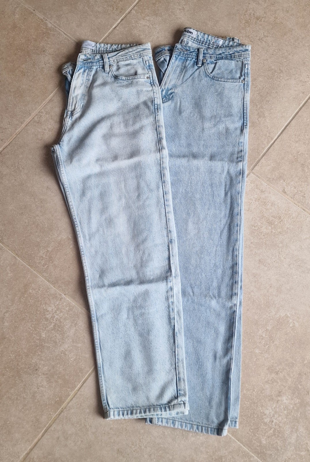 2 baggy broeken "fsbn", Ophalen of Verzenden, Zo goed als nieuw, Blauw