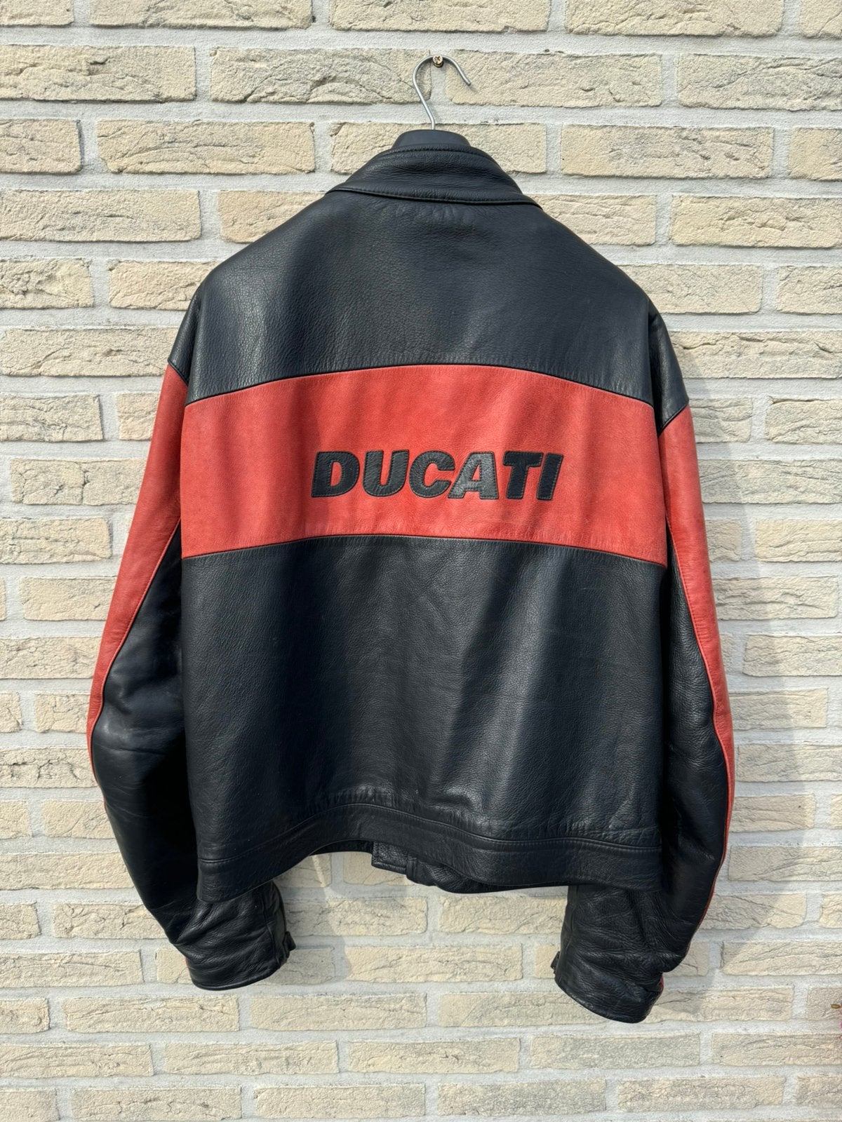 lederen ducati vest, Motoren, Ophalen, Tweedehands, Heren, Jas | leer