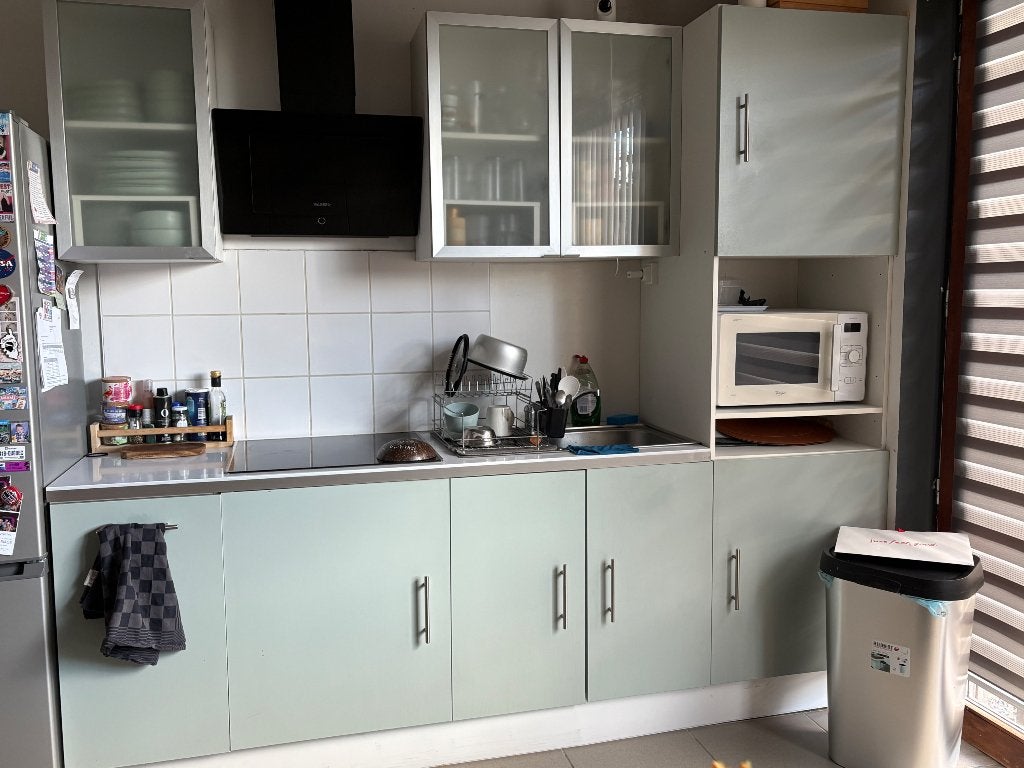 Cuisine, Ophalen, Gebruikt, Blauw, Dubbelwandige keuken