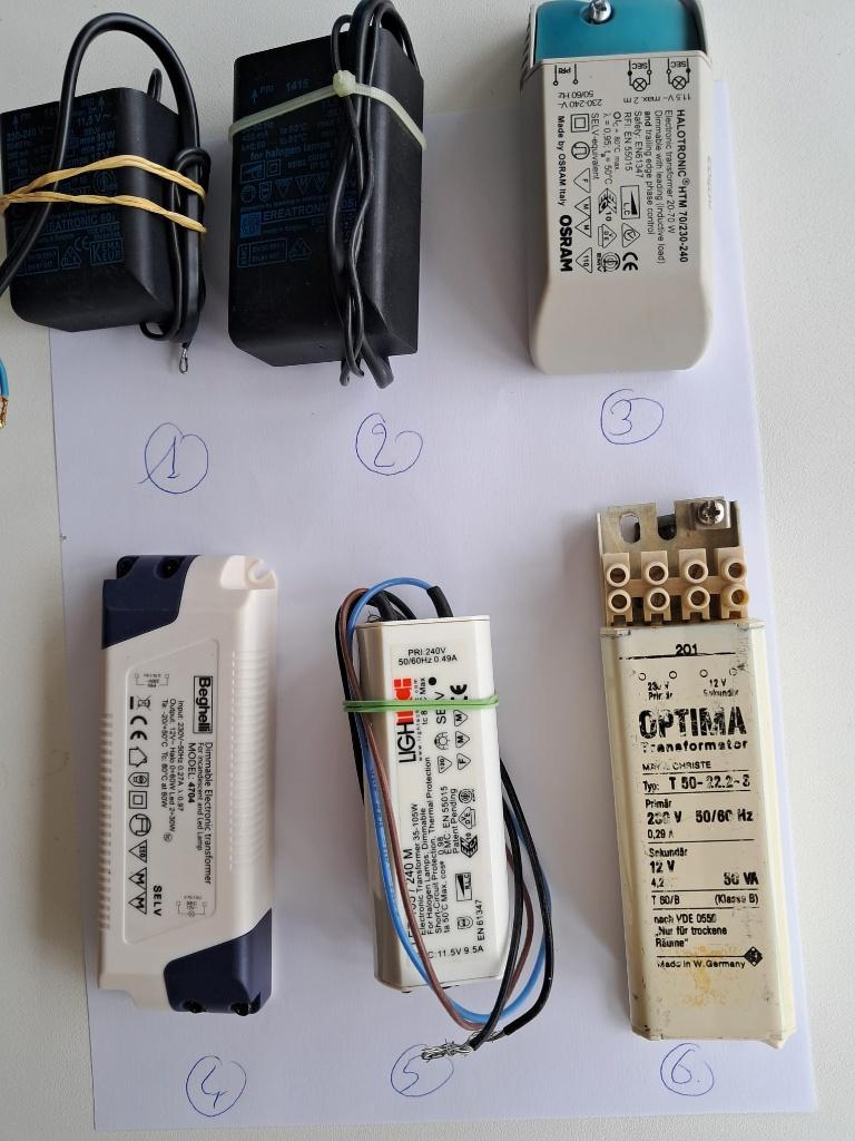 Variatie transfo's 220V/12V, Bricolage & Construction, Enlèvement ou Envoi, Utilisé