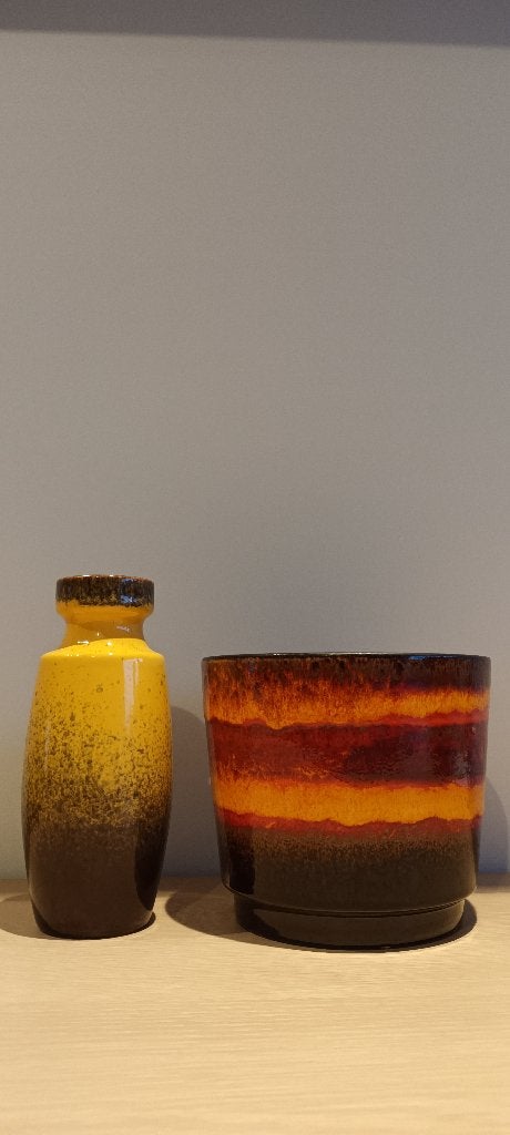 Diverse keramische vazen en bloempotten, Antiek en Kunst, Ophalen of Verzenden