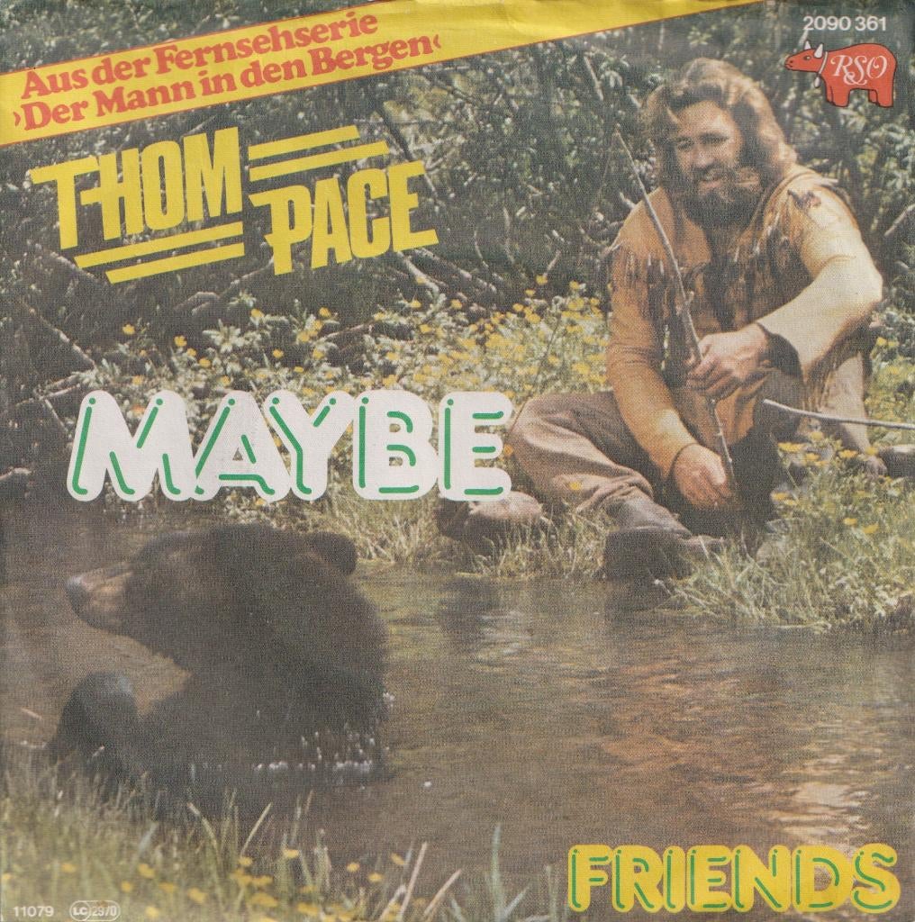 Thom Pace - Maybe / Friends - Single, CD & DVD, Vinyles Singles, Utilisé, Single, Musique de films et Bande son, 7 pouces, Enlèvement ou Envoi