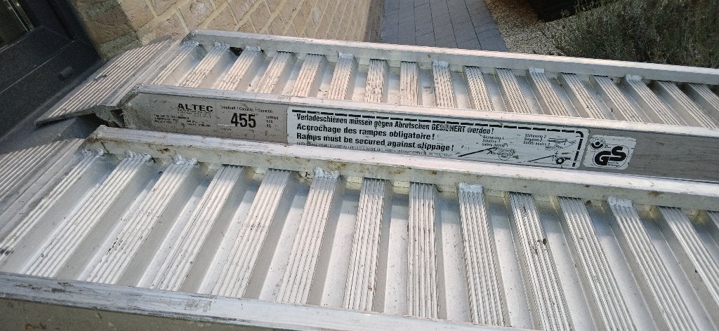 Aluminium Oprijplaten 3,5 meter lengte, Ophalen, Zo goed als nieuw