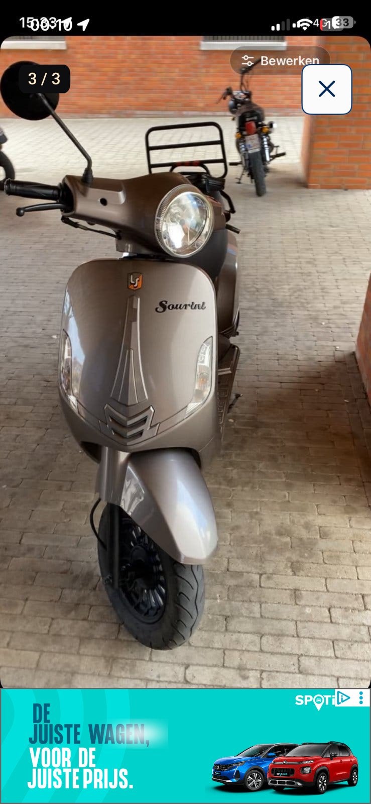 La souris, Vélos & Vélomoteurs, Vélomoteurs & Scooters bridés, Enlèvement, Comme neuf