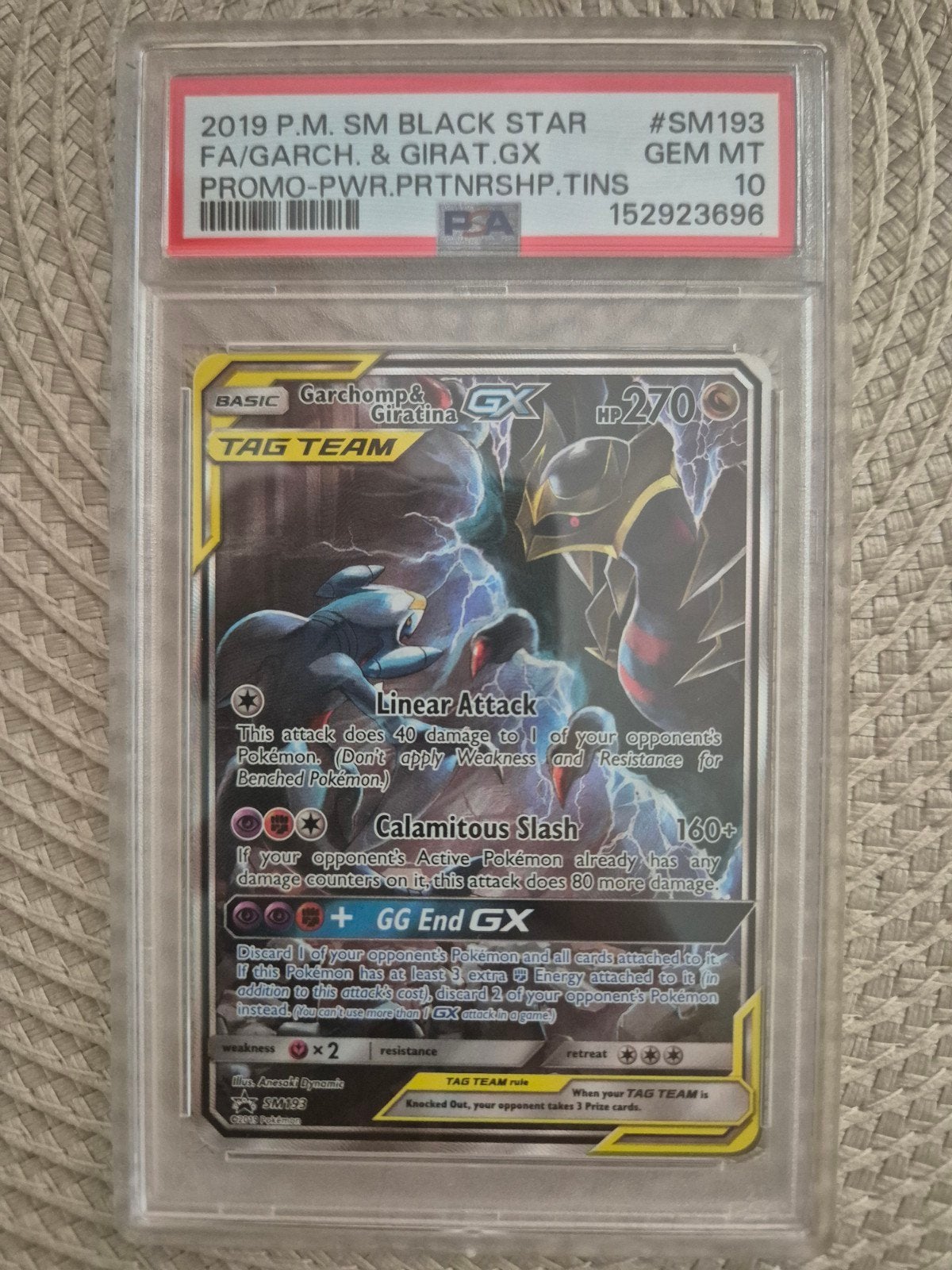 Garchomp & Giratina GX PSA 10, Hobby en Vrije tijd, Verzamelkaartspellen | Pokémon, Ophalen of Verzenden
