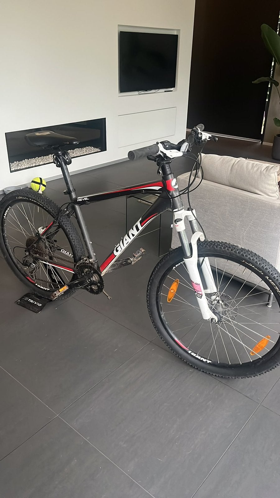Giant Revel jeugd mountainbike – zwart/rood - 26inch - M, Giant, Enlèvement, Utilisé, Hommes