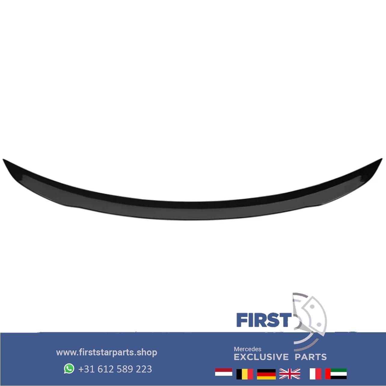 W177 V177 A KLASSE SEDAN AMG KOFFERBAK SPOILER ZWART 2018-20, Arrière, Haillon arrière, Utilisé, -