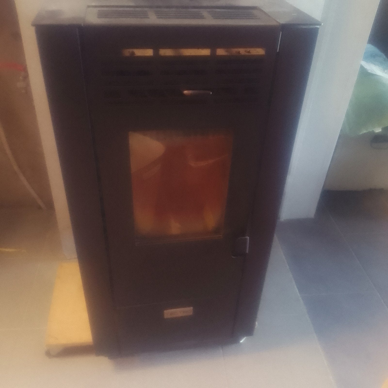 Pelletkachel tectro, Huis en Inrichting, Kachels, Ophalen, Pelletkachel
