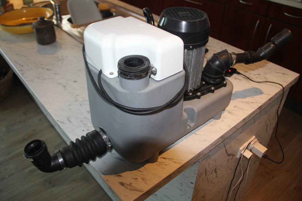 vuilwaterpomp Sanibroyeur, Elektronische apparatuur, Vaatwasmachines, Ophalen, Gebruikt, Vrijstaand