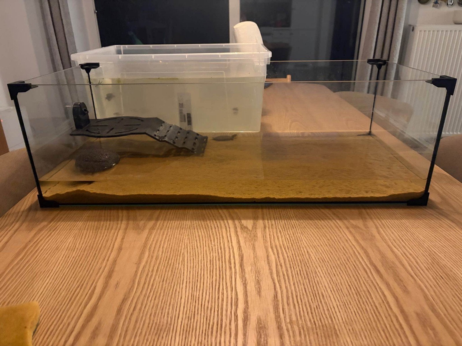 Aquarium 80x35x25cm (+-72L), Animaux & Accessoires, Poissons | Aquariums & Accessoires, Enlèvement, Chauffage, Comme neuf