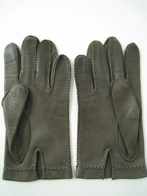 Lederen handschoenen, grijs, heren. In perfekte staat !!, Kleding | Heren, Mutsen, Sjaals en Handschoenen, Ophalen, Handschoenen