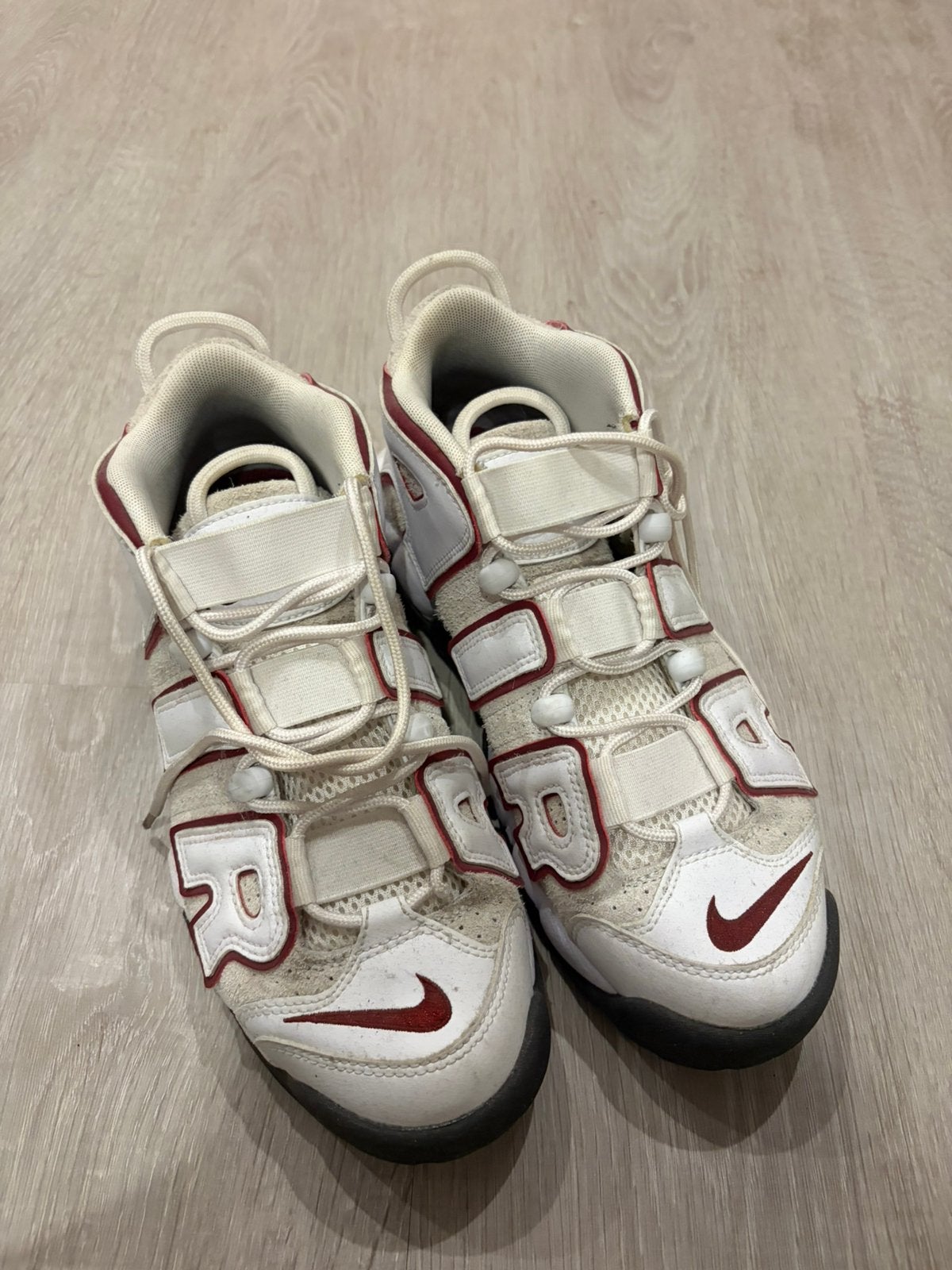 Nike air more uptempo | maat 40, Ophalen of Verzenden, Zo goed als nieuw, Wit, Sneakers