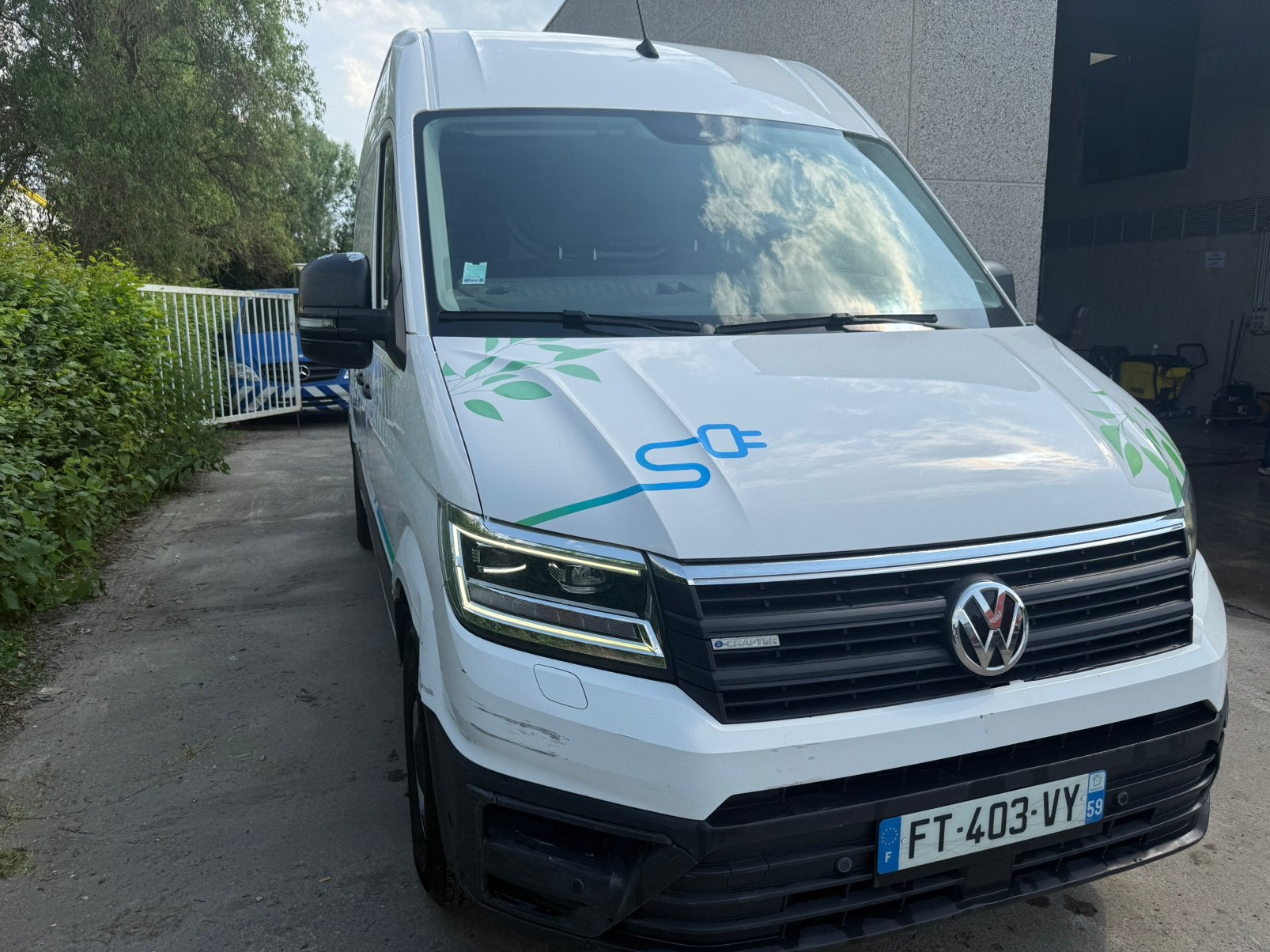 Volkswagen Crafter de 2020 électrique avec 80000 km !, Auto's, Bestelwagens en Lichte vracht, Volkswagen, Te koop, Elektrisch
