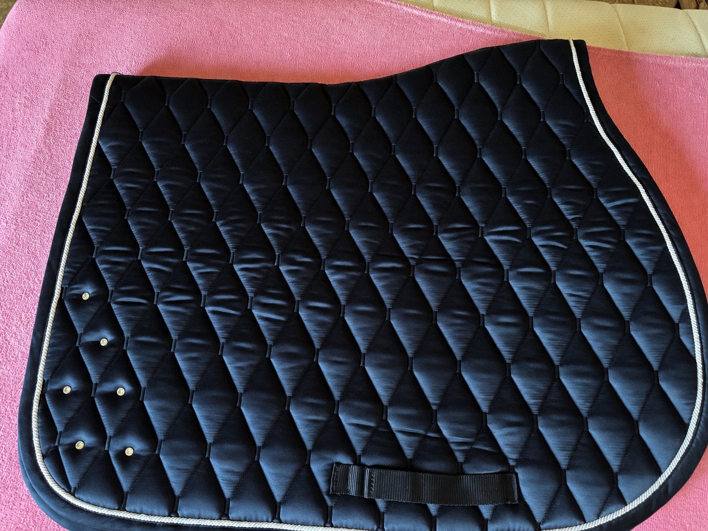 tapis de selle, Bleu, Cob (M), Tapis de selle, Utilisé