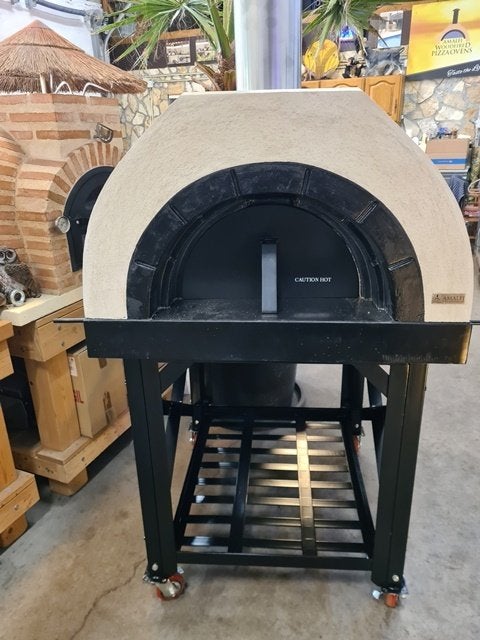 Houtgestookte steenoven AMALFI AD80 op stalen basis / rond, Ophalen, Nieuw