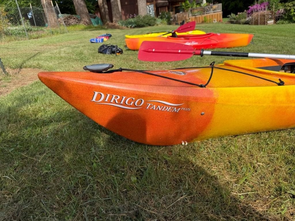 Kayak tandem DIRIGO – OLD TOWN + Werner Shuna peddles, Ophalen, Zo goed als nieuw, SUP-boards
