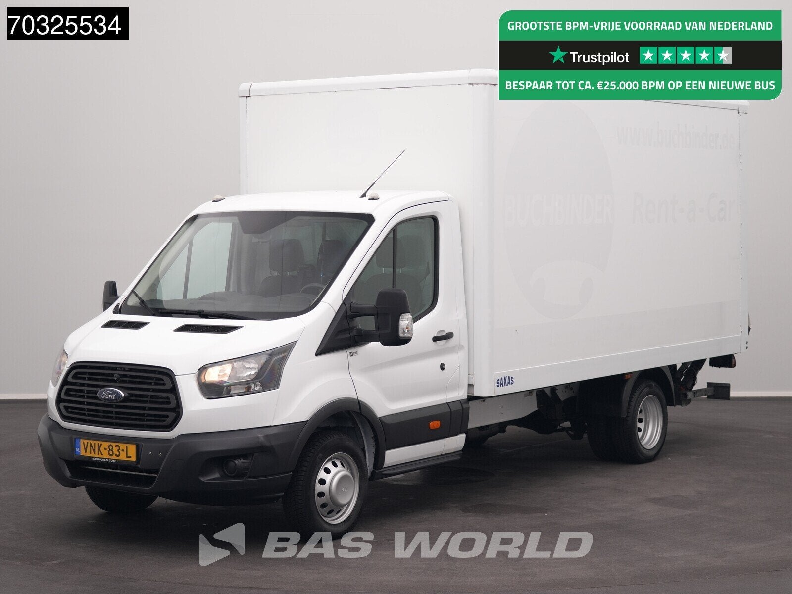 Ford Transit 130pk Laadklep Dubbellucht Bakwagen Airco Euro6, Centrale vergrendeling, Stof, Euro 6, 4 cilinders