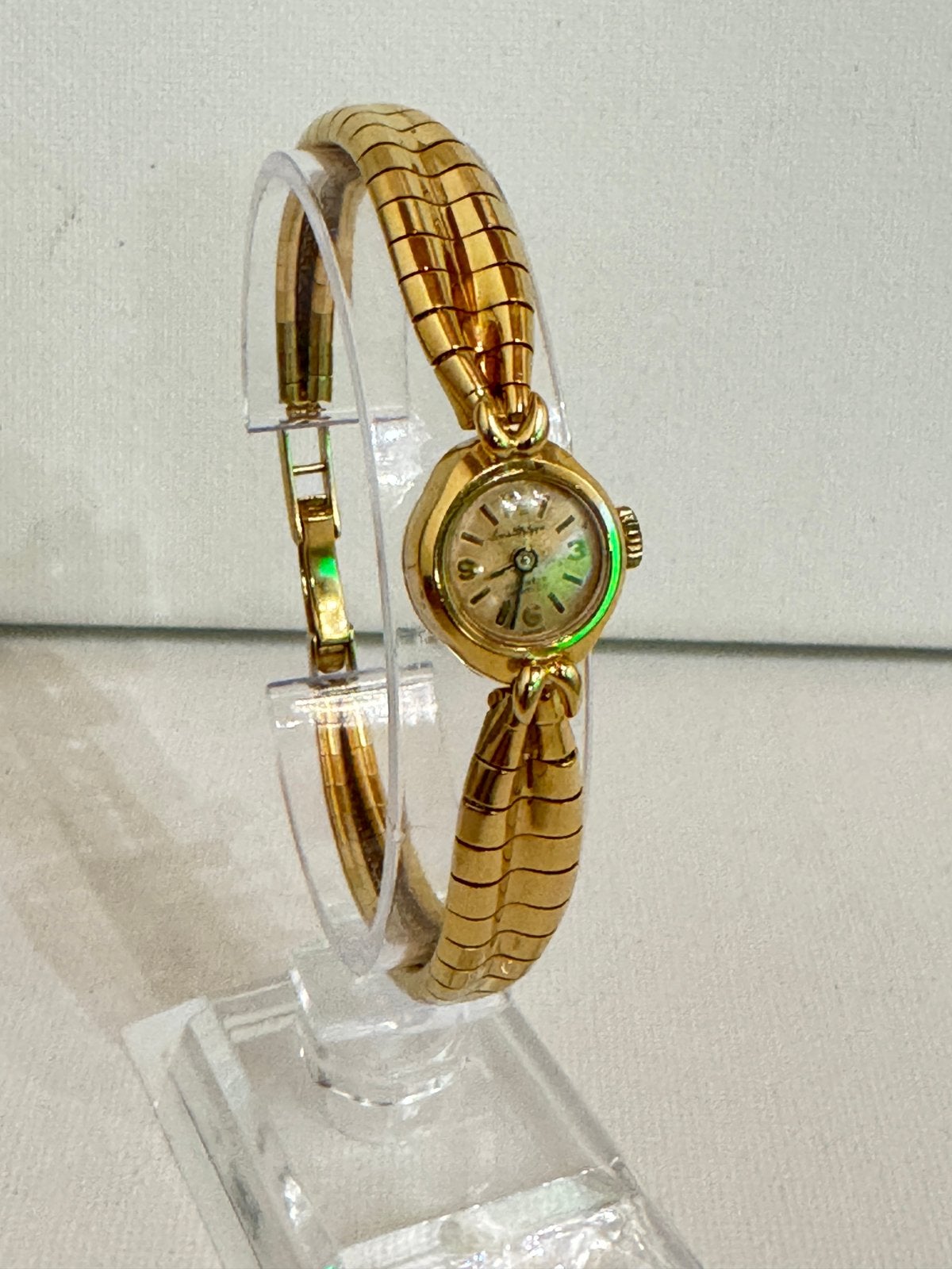 Montre en or 18 carats, Montre-bracelet, Comme neuf, Or, Enlèvement